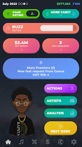 RAPSTAR - rapper simulator screenshot №1