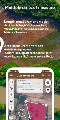 GLandMeasure screen 2